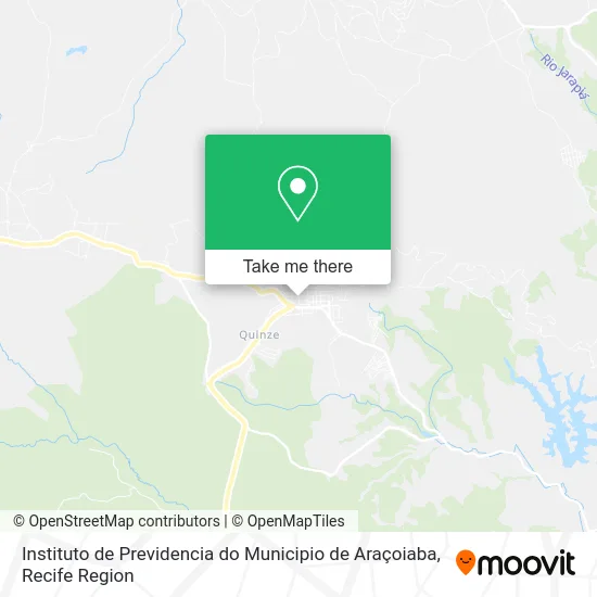 Instituto de Previdencia do Municipio de Araçoiaba map