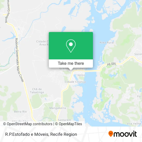 R.P.Estofado e Móveis map