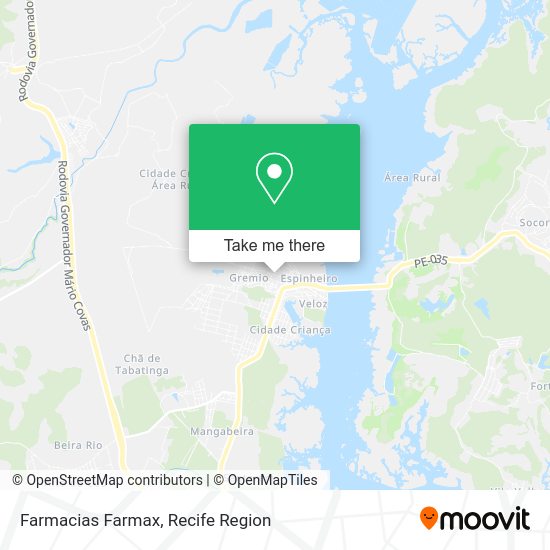 Farmacias Farmax map