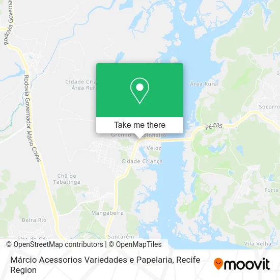 Márcio Acessorios Variedades e Papelaria map