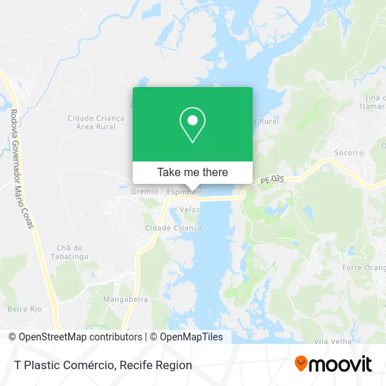 T Plastic Comércio map