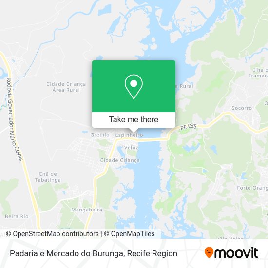 Padaria e Mercado do Burunga map