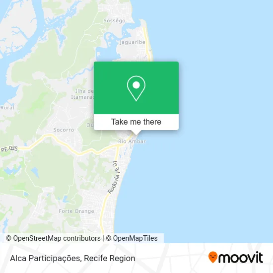 Alca Participações map