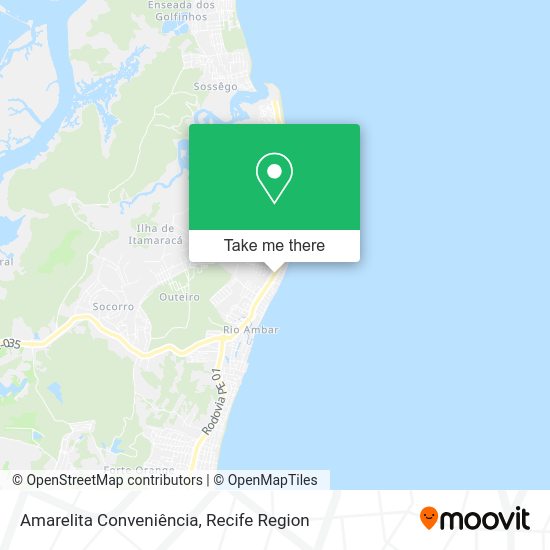 Amarelita Conveniência map