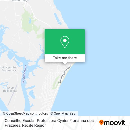 Conselho Escolar Professora Cynira Florianna dos Prazeres map