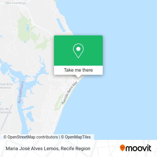 Maria José Alves Lemos map