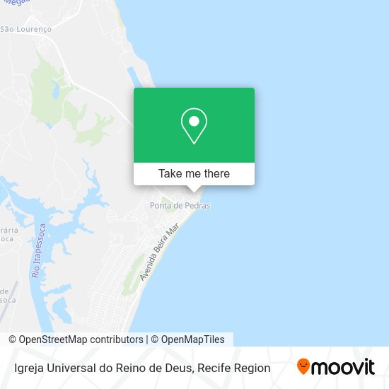 Igreja Universal do Reino de Deus map