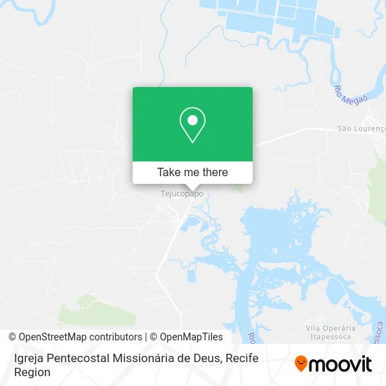 Igreja Pentecostal Missionária de Deus map