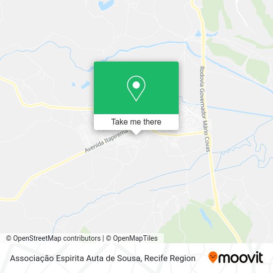 Associação Espirita Auta de Sousa map