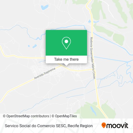 Servico Social do Comercio SESC map