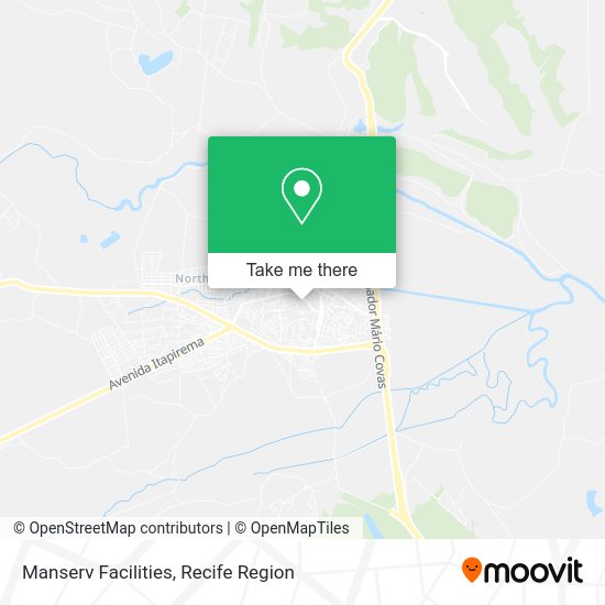 Manserv Facilities map