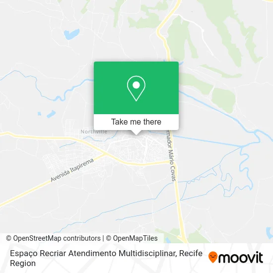 Espaço Recriar Atendimento Multidisciplinar map