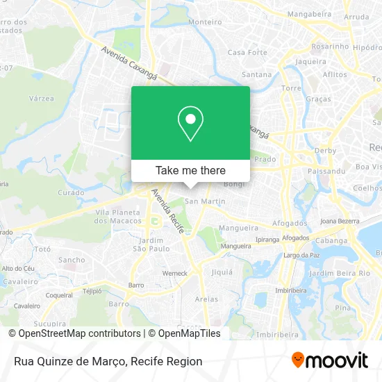 Rua Quinze de Março map