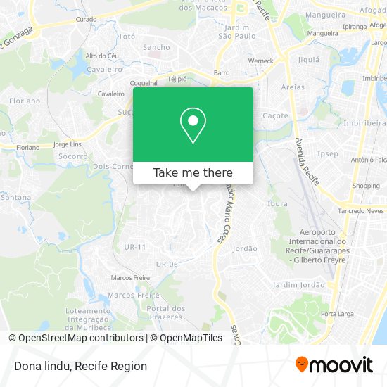 Dona lindu map