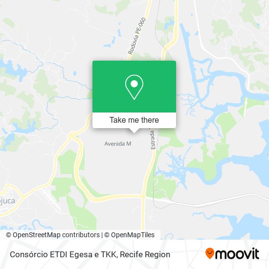 Consórcio ETDI Egesa e TKK map