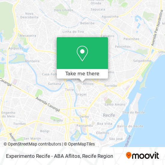 Experimento Recife - ABA Aflitos map