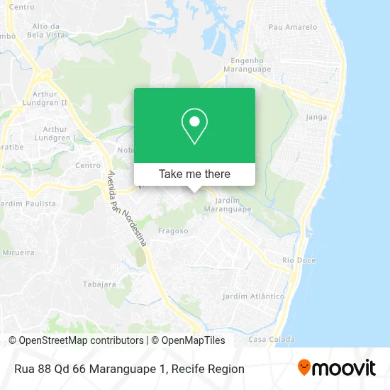 Rua 88 Qd 66 Maranguape 1 map