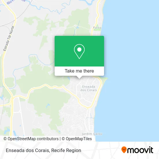 Enseada dos Corais map