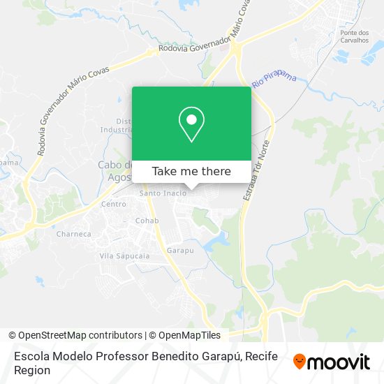 Escola Modelo Professor Benedito Garapú map