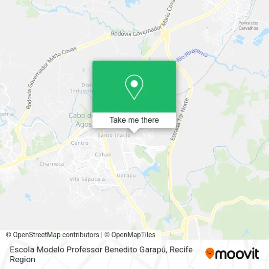 Escola Modelo Professor Benedito Garapú map