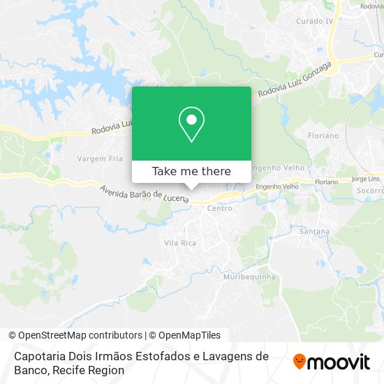Capotaria Dois Irmãos Estofados e Lavagens de Banco map