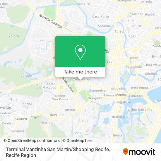 Terminal Vanzinha San Martin / Shopping Recife map