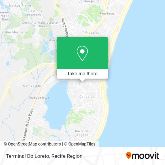 Terminal Do Loreto map