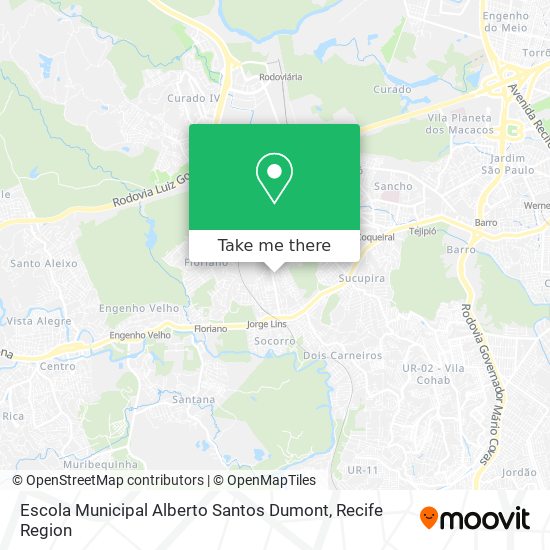 Escola Municipal Alberto Santos Dumont map