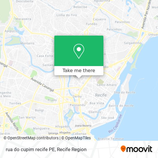 rua do cupim recife PE map