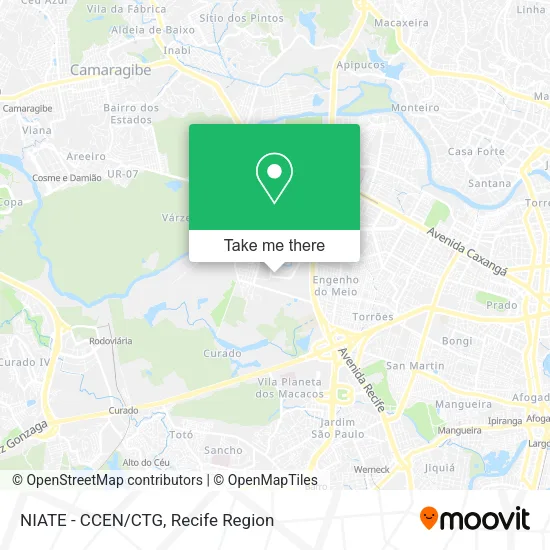 NIATE - CCEN/CTG map