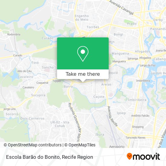 Escola Barão do Bonito map
