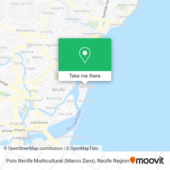 Polo Recife Multicultural (Marco Zero) map