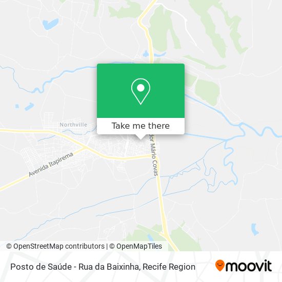 Posto de Saúde - Rua da Baixinha map