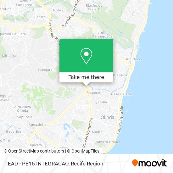 IEAD - PE15 INTEGRAÇÃO map
