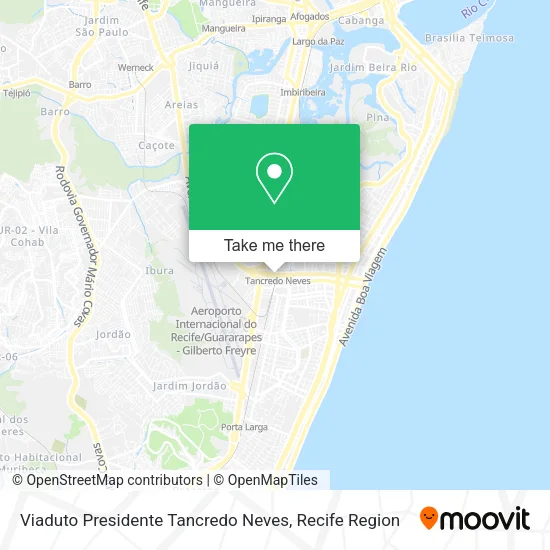 Viaduto Presidente Tancredo Neves map