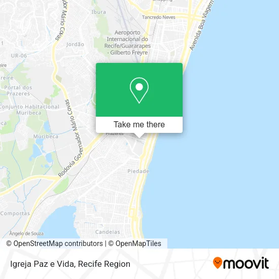 Igreja Paz e Vida map