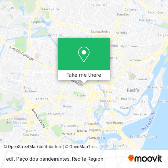 edf. Paço dos bandeirantes map