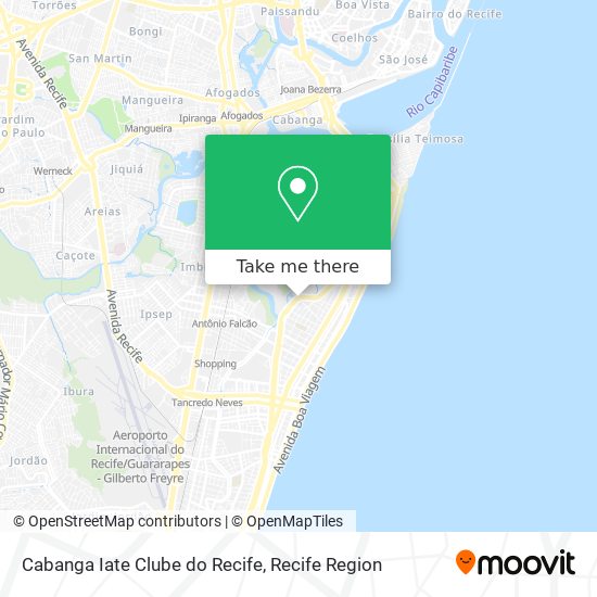 Cabanga Iate Clube do Recife map