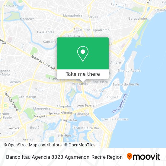 Mapa Banco Itau Agencia 8323 Agamenon