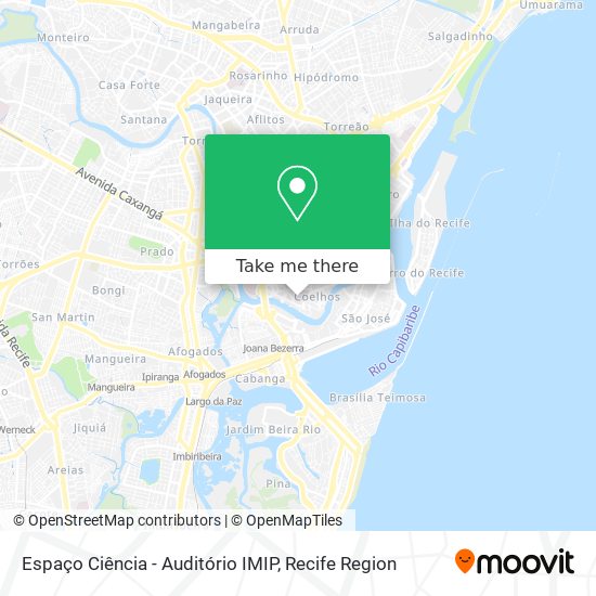 Espaço Ciência - Auditório IMIP map