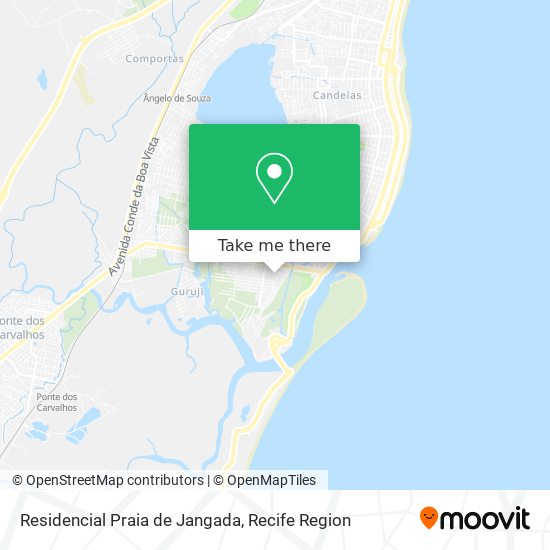 Residencial Praia de Jangada map