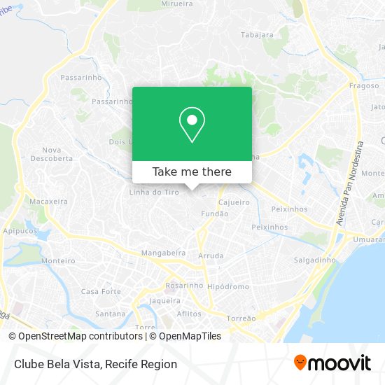 Mapa Clube Bela Vista