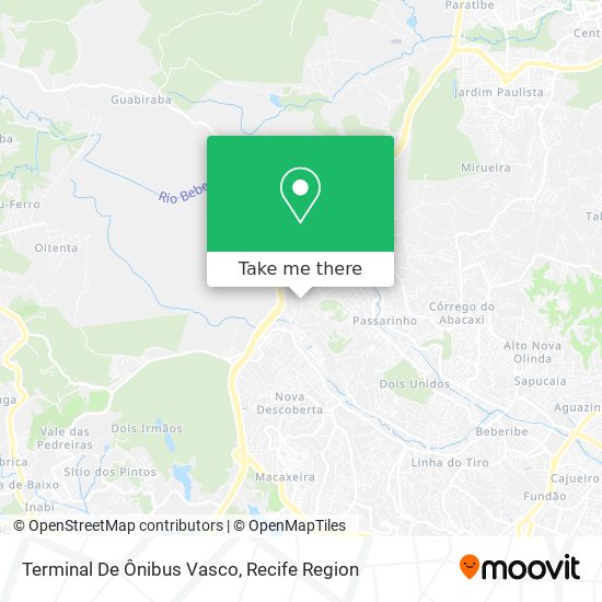 Terminal De Ônibus Vasco map