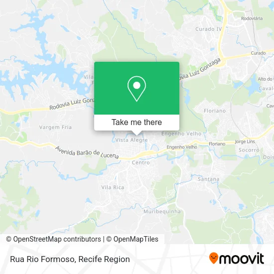 Rua Rio Formoso map