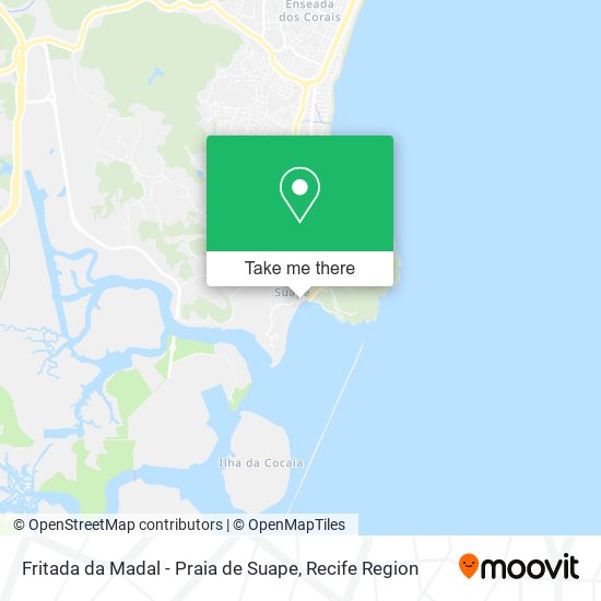 Fritada da Madal - Praia de Suape map