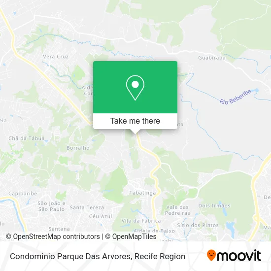 Condominio Parque Das Arvores map