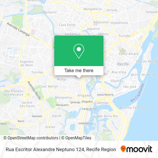 Rua Escritor Alexandre Neptuno 124 map