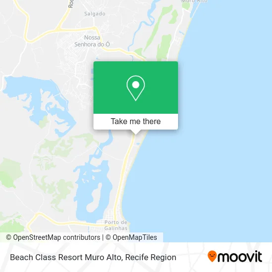 Beach Class Resort Muro Alto map