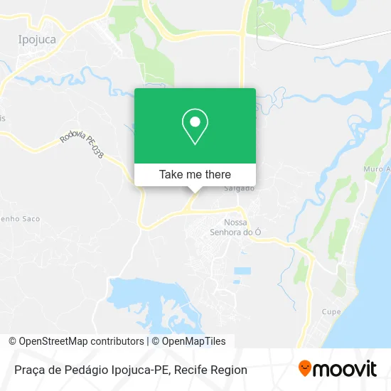 Praça de Pedágio Ipojuca-PE map
