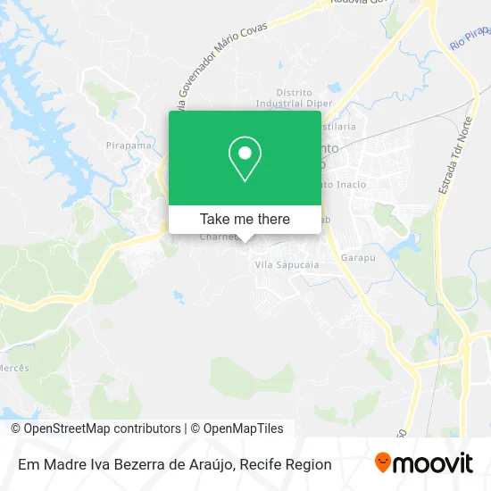 Em Madre Iva Bezerra de Araújo map
